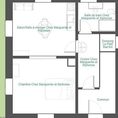 Chez Marguerite & Alphonse 2 Pieces Proche Colmar *